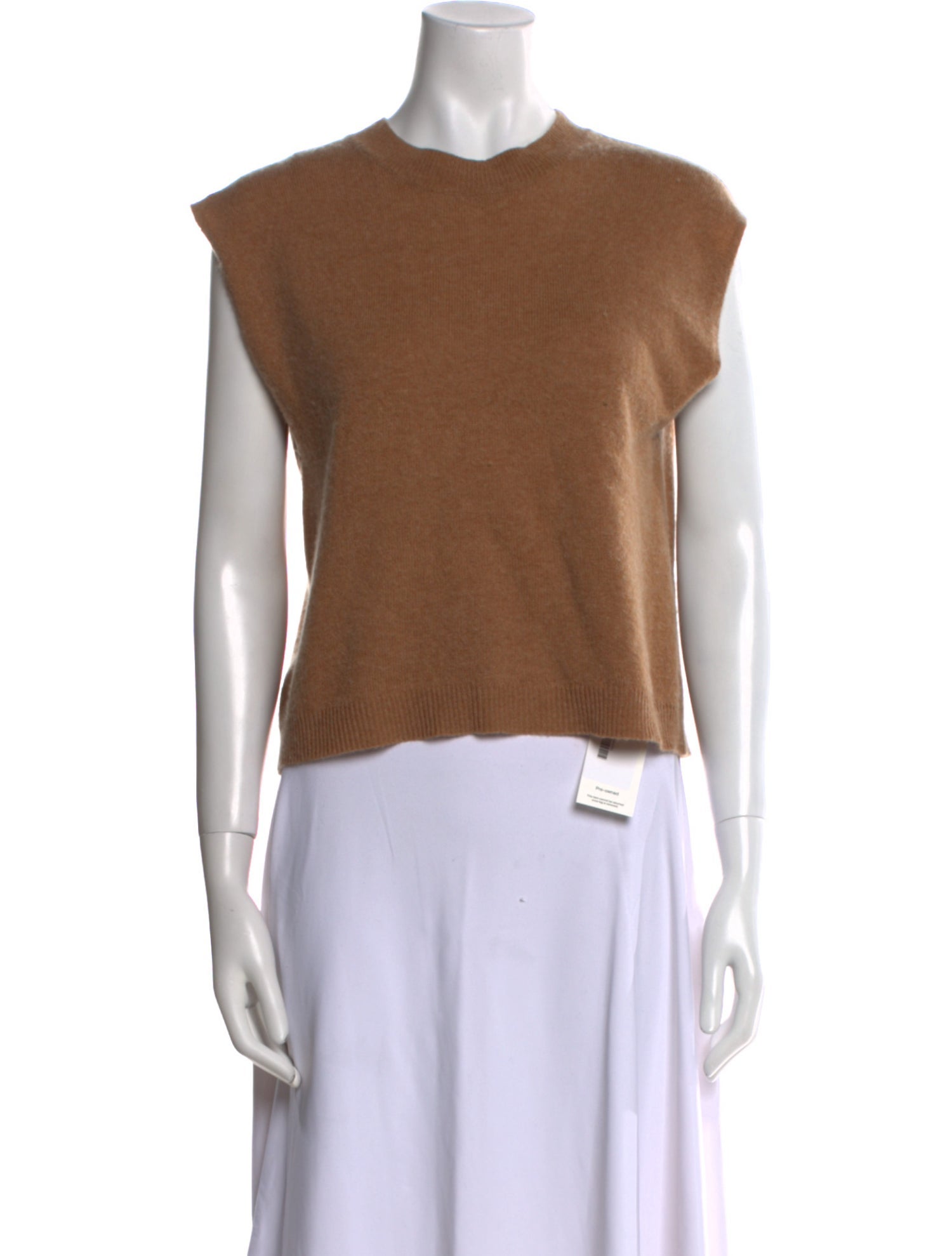 CRUSH. Cashmere Crew Neck Crop Top