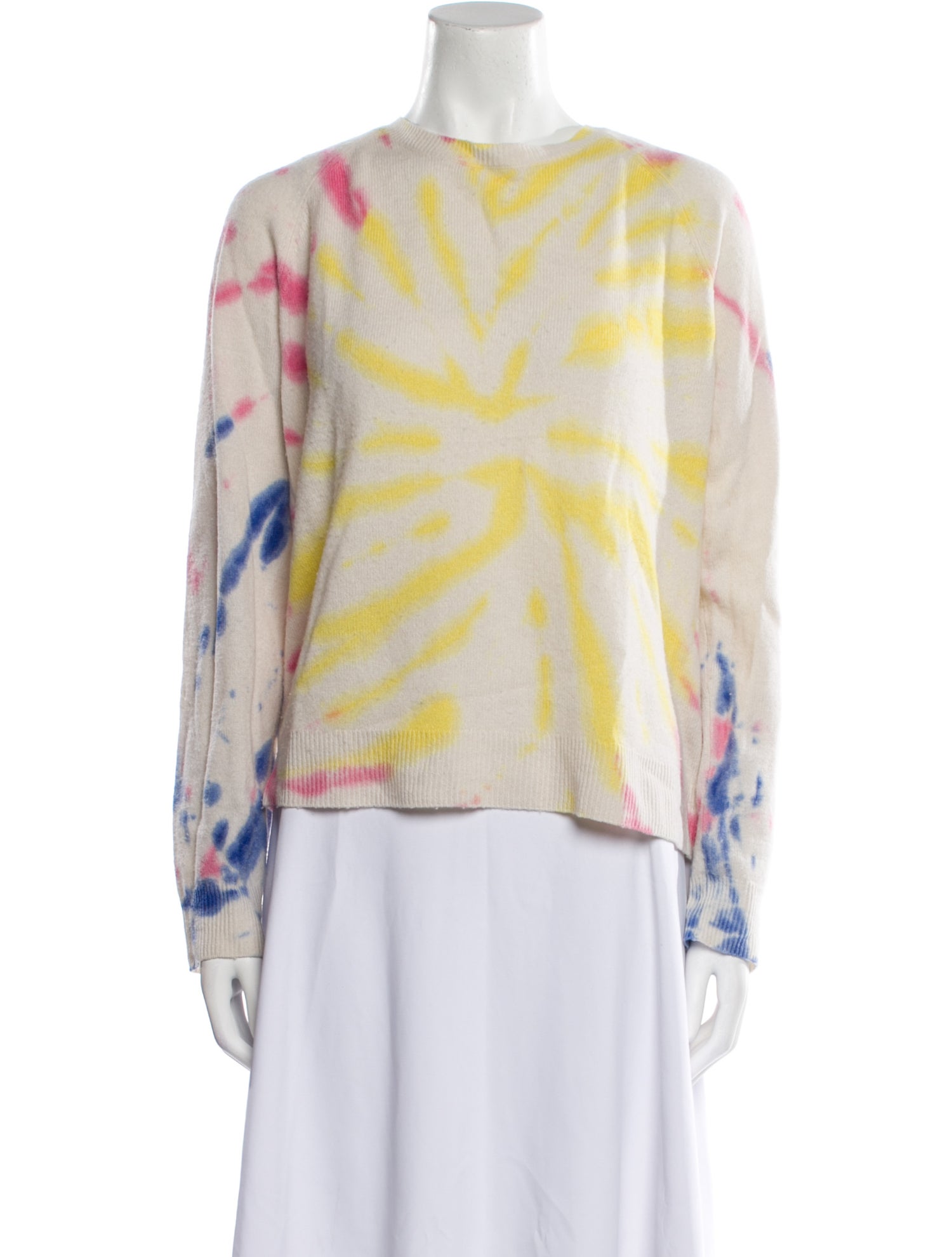 CRUSH. Cashmere Tie-Dye Print Sweater