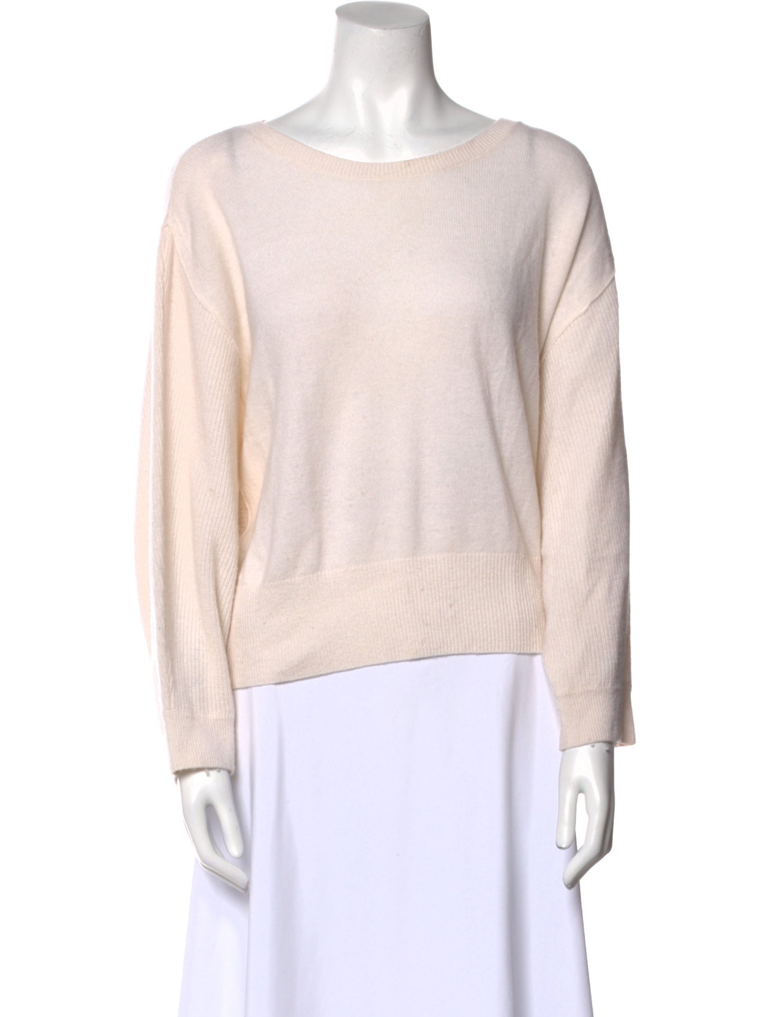 CRUSH. Cashmere Bateau Neckline Sweater