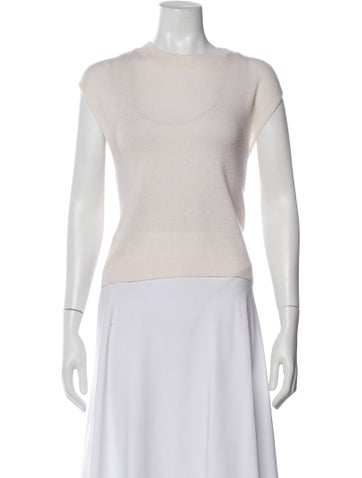 Pre-owned Crush Cashmere Printed Sweater In Neutral