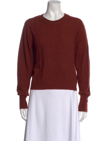 Pre-owned Crush Cashmere Crew Neck Sweater In Brown