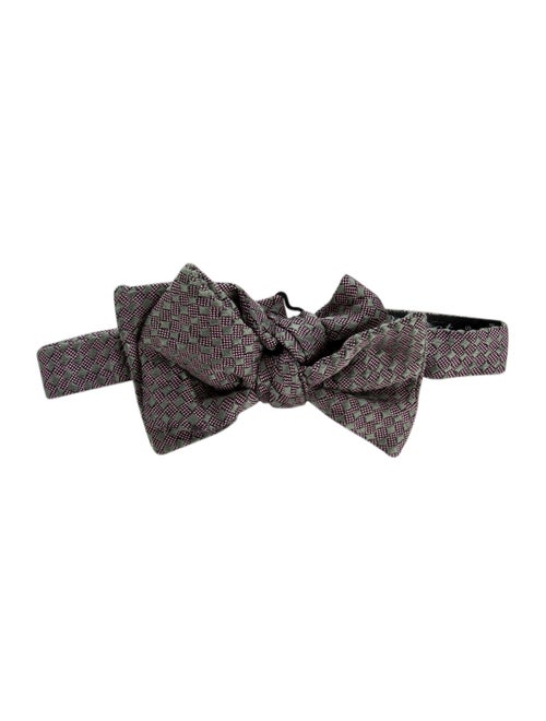 Charvet Silk Bow Tie grey