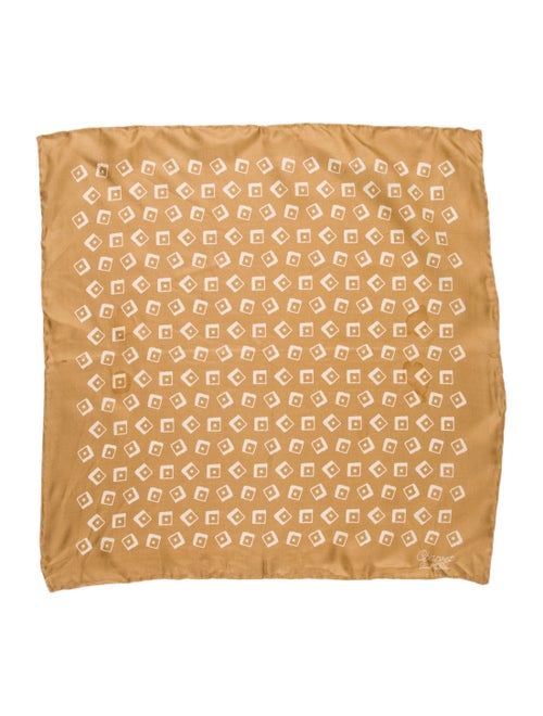 Charvet Square Pocket Scarf tan