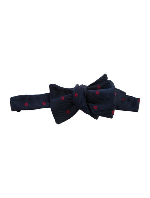 Charvet Silk Bow Tie navy