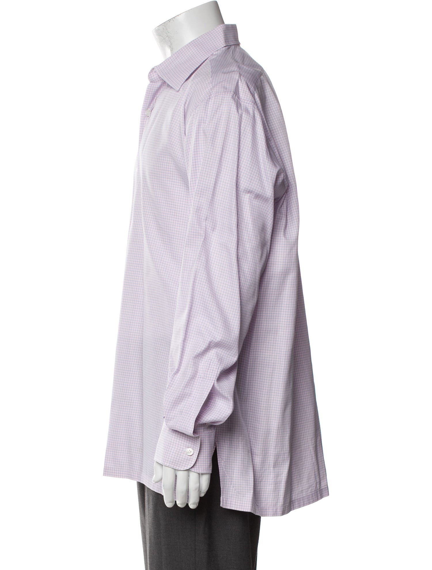 Charvet Plaid Print Long Sleeve Shirt