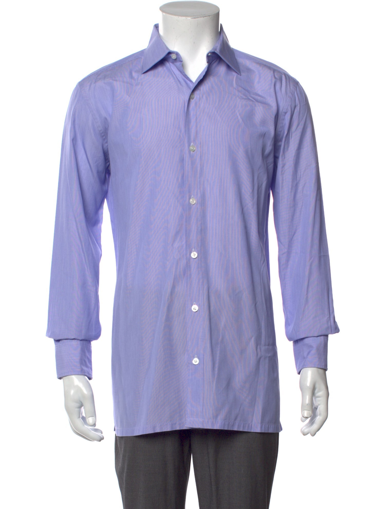 Charvet Striped Long Sleeve Dress Shirt