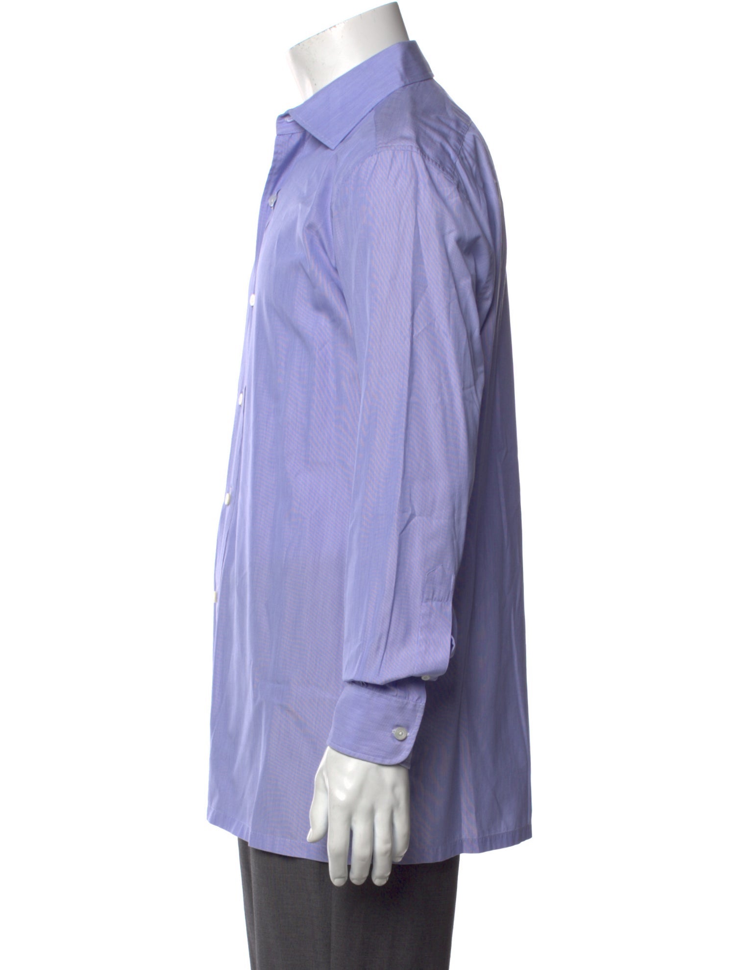 Charvet Striped Long Sleeve Dress Shirt