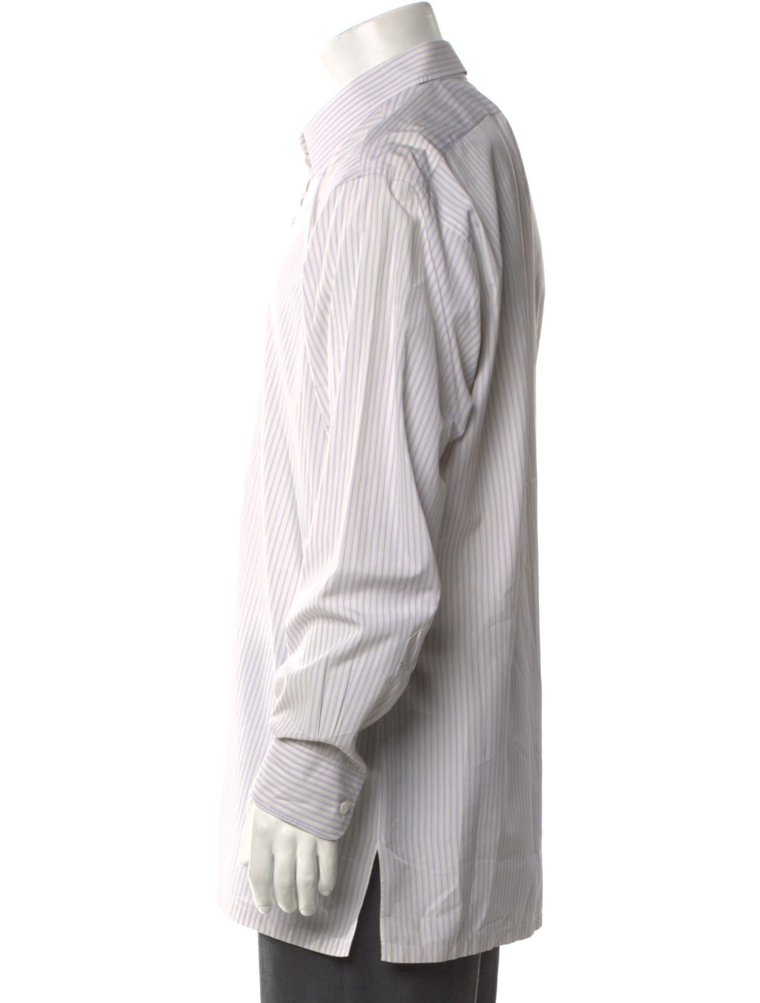 Charvet Striped Long Sleeve Dress Shirt