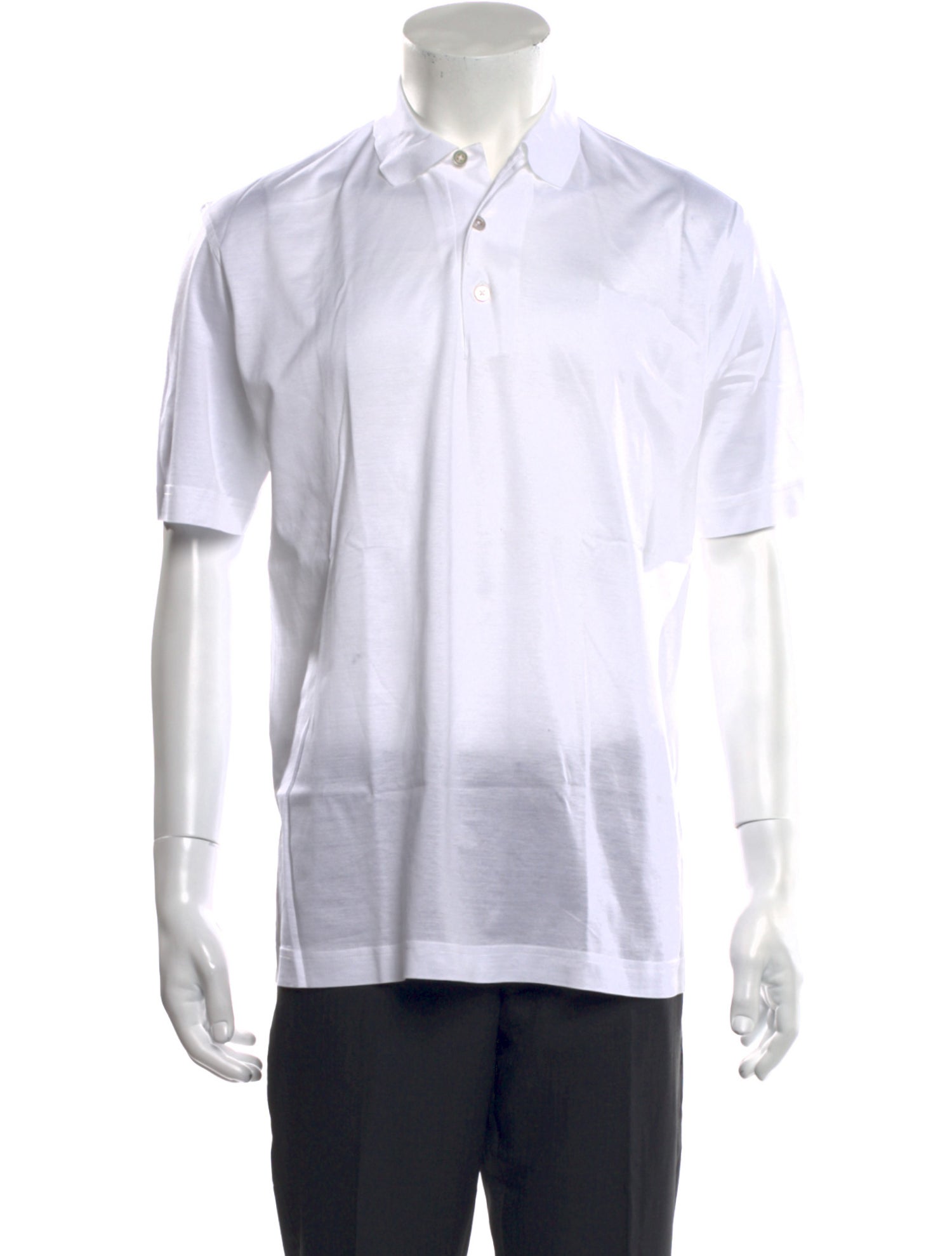 Charvet Collar Short Sleeve Polo Shirt