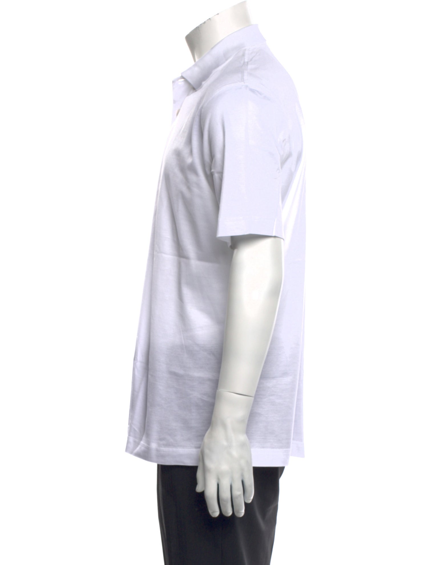 Charvet Collar Short Sleeve Polo Shirt