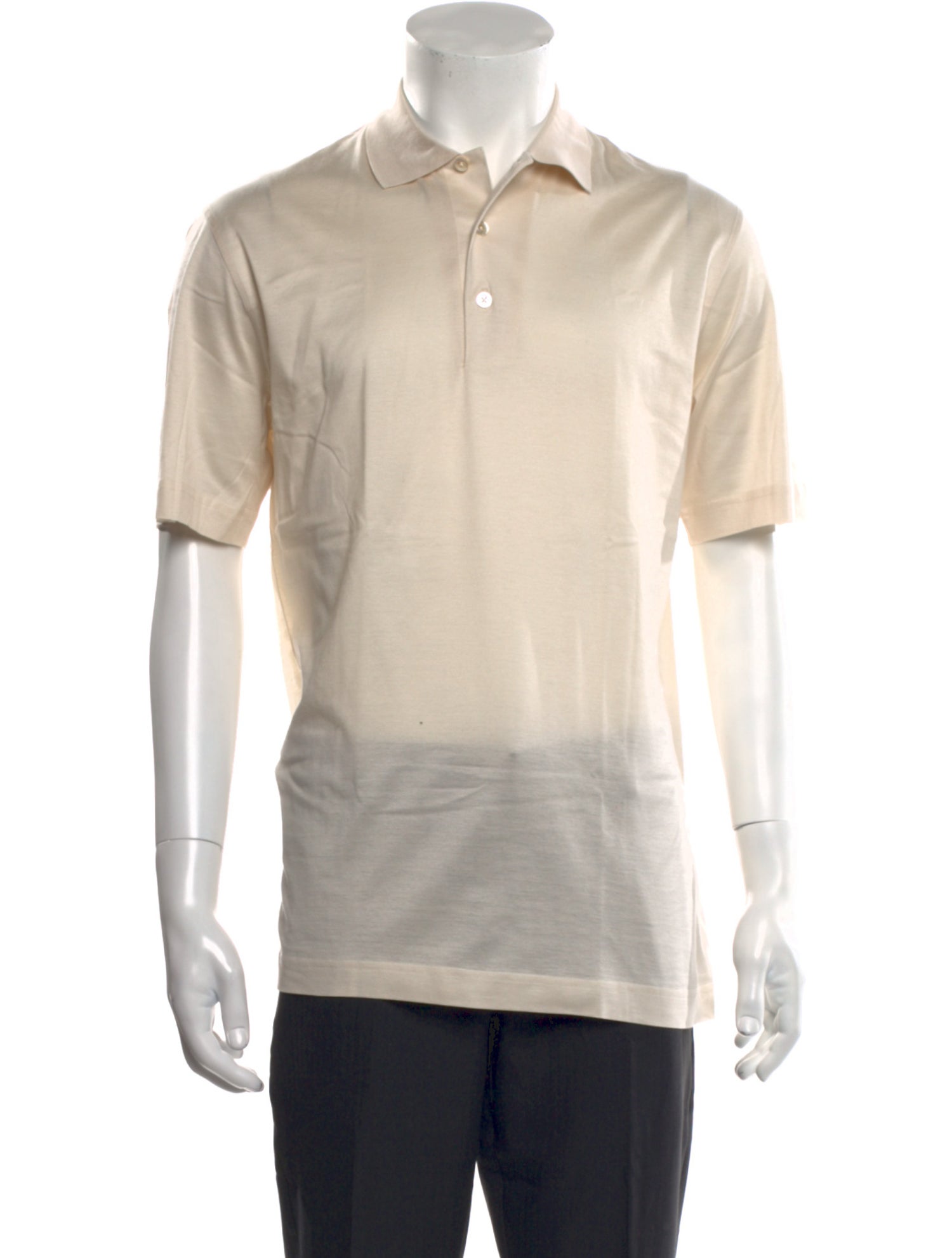 Charvet Collar Short Sleeve Polo Shirt
