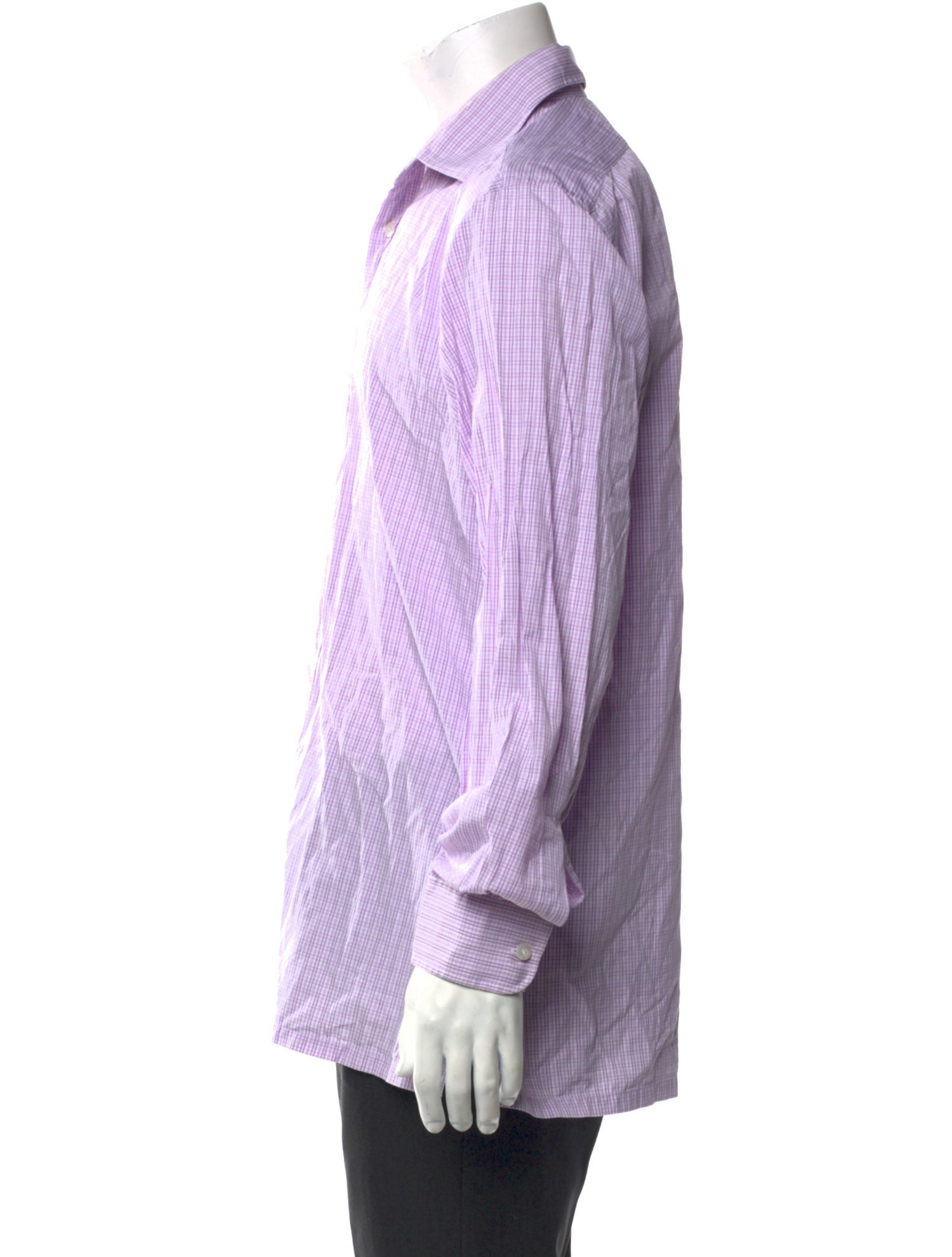 Charvet Plaid Print Long Sleeve Shirt