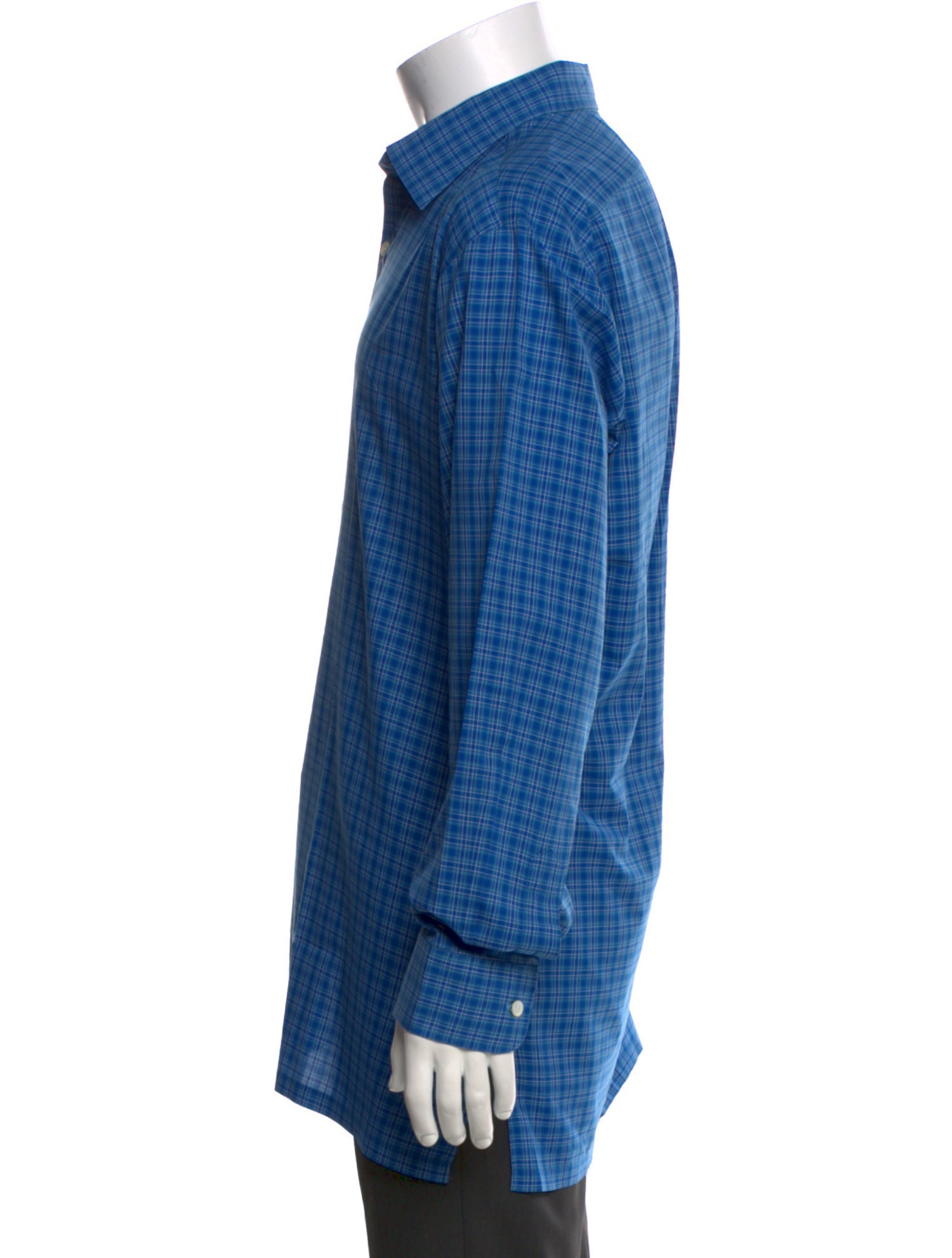 Charvet Plaid Print Long Sleeve Shirt