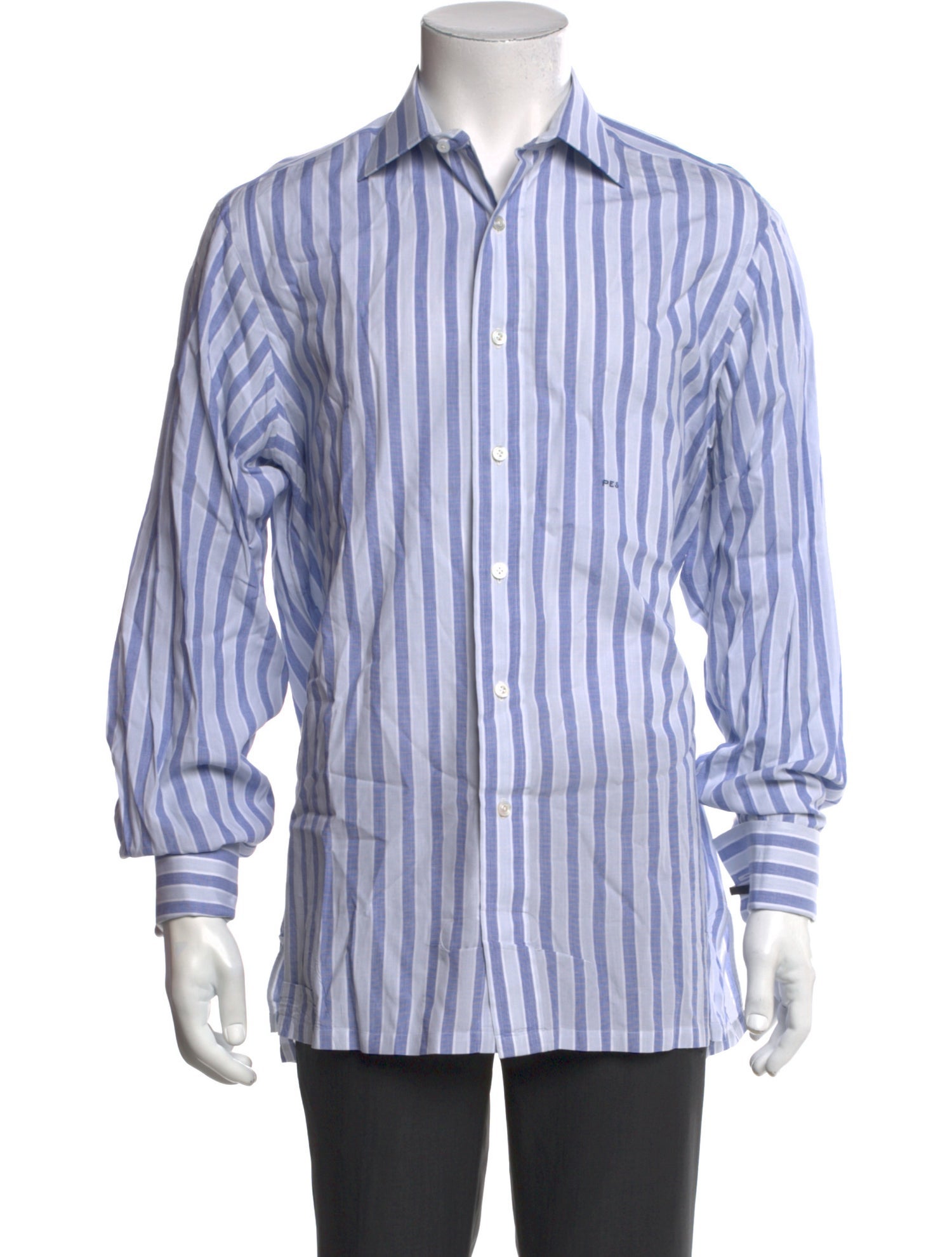 Charvet Striped Long Sleeve Dress Shirt