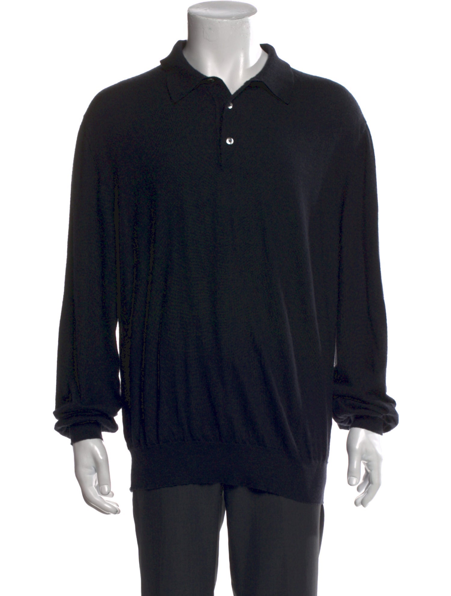 Charvet Cashmere Crew Neck Polo Shirt