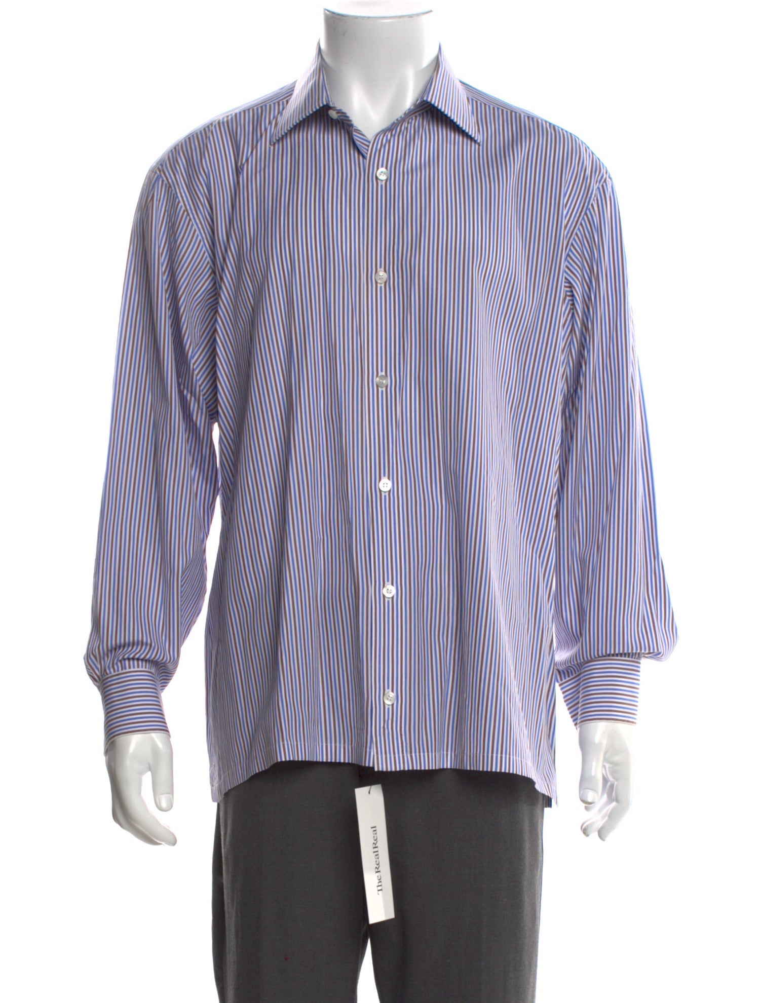 Charvet Striped Long Sleeve Shirt