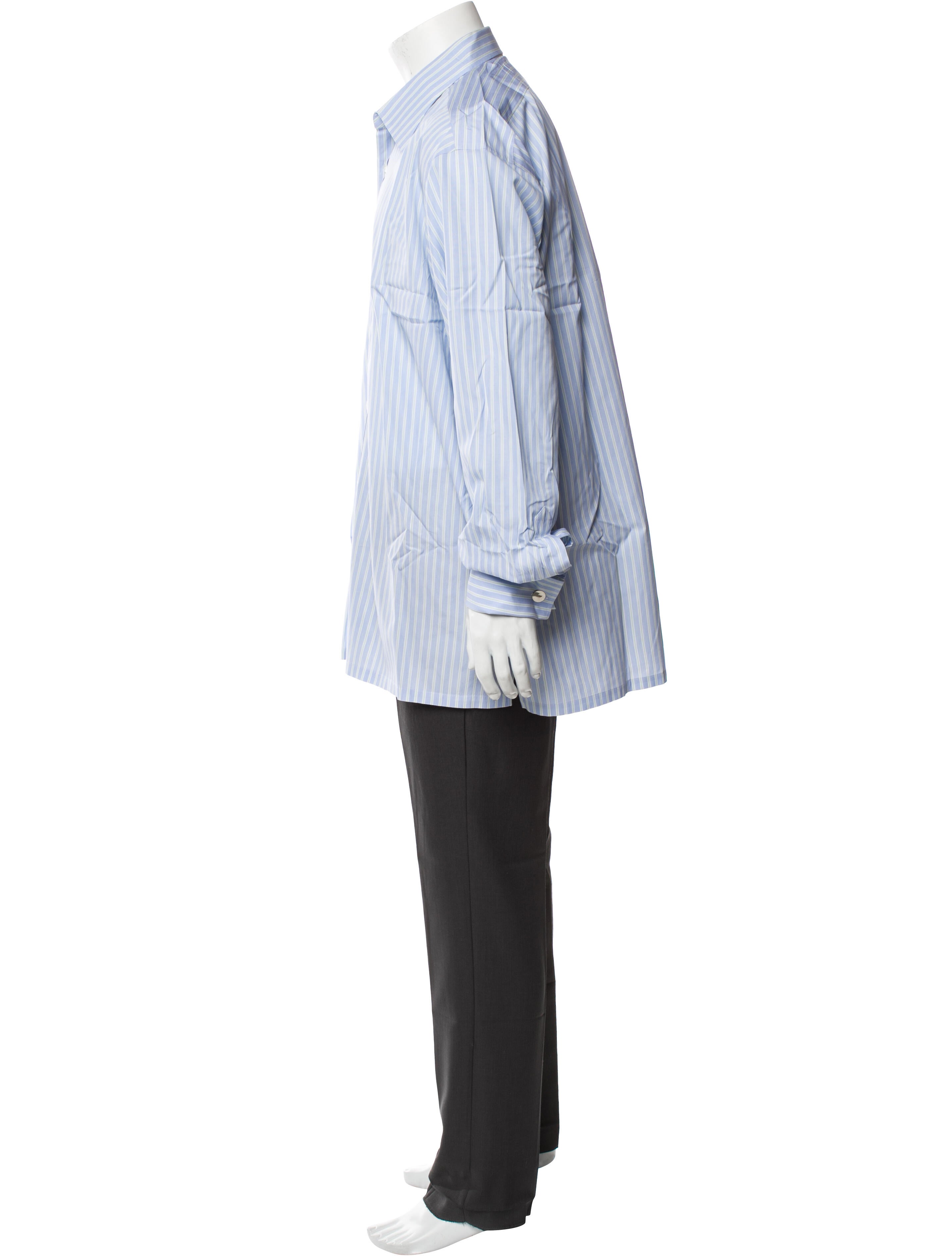 Charvet Striped Long Sleeve Dress Shirt