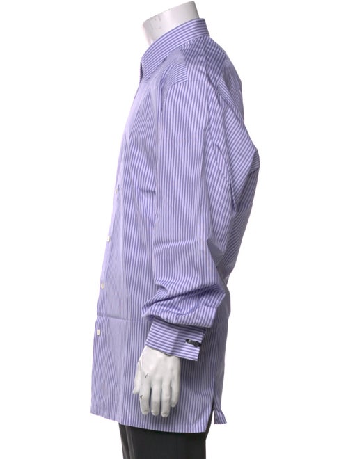Charvet Striped Long Sleeve Dress Shirt