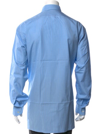 Charvet Plaid Print Long Sleeve Shirt