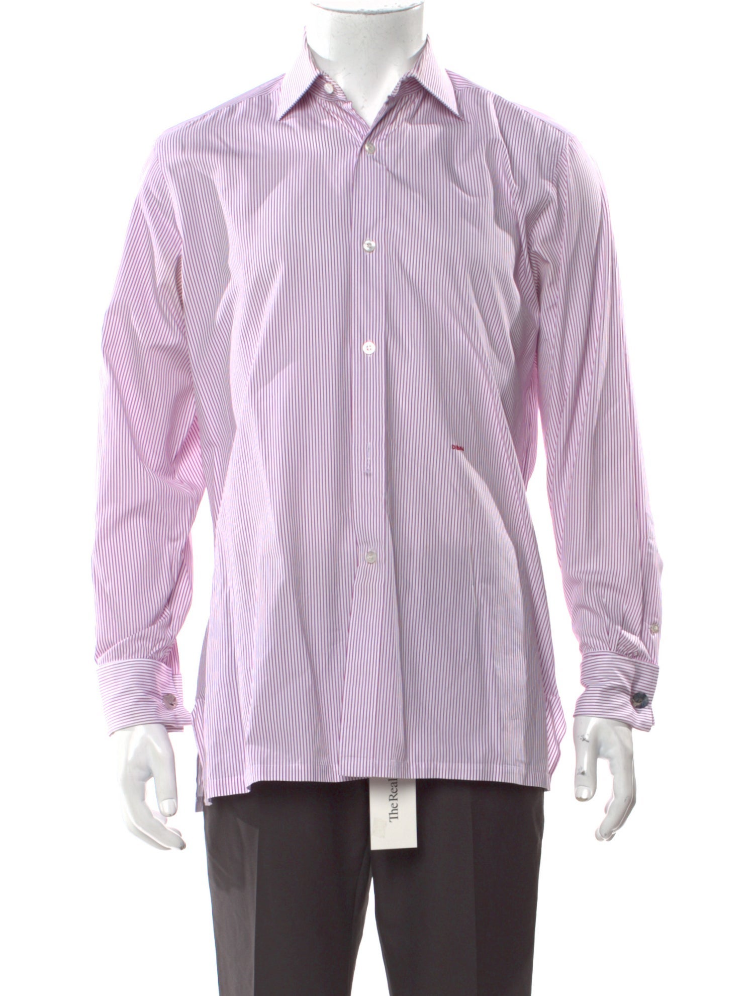 Charvet Striped Long Sleeve Dress Shirt