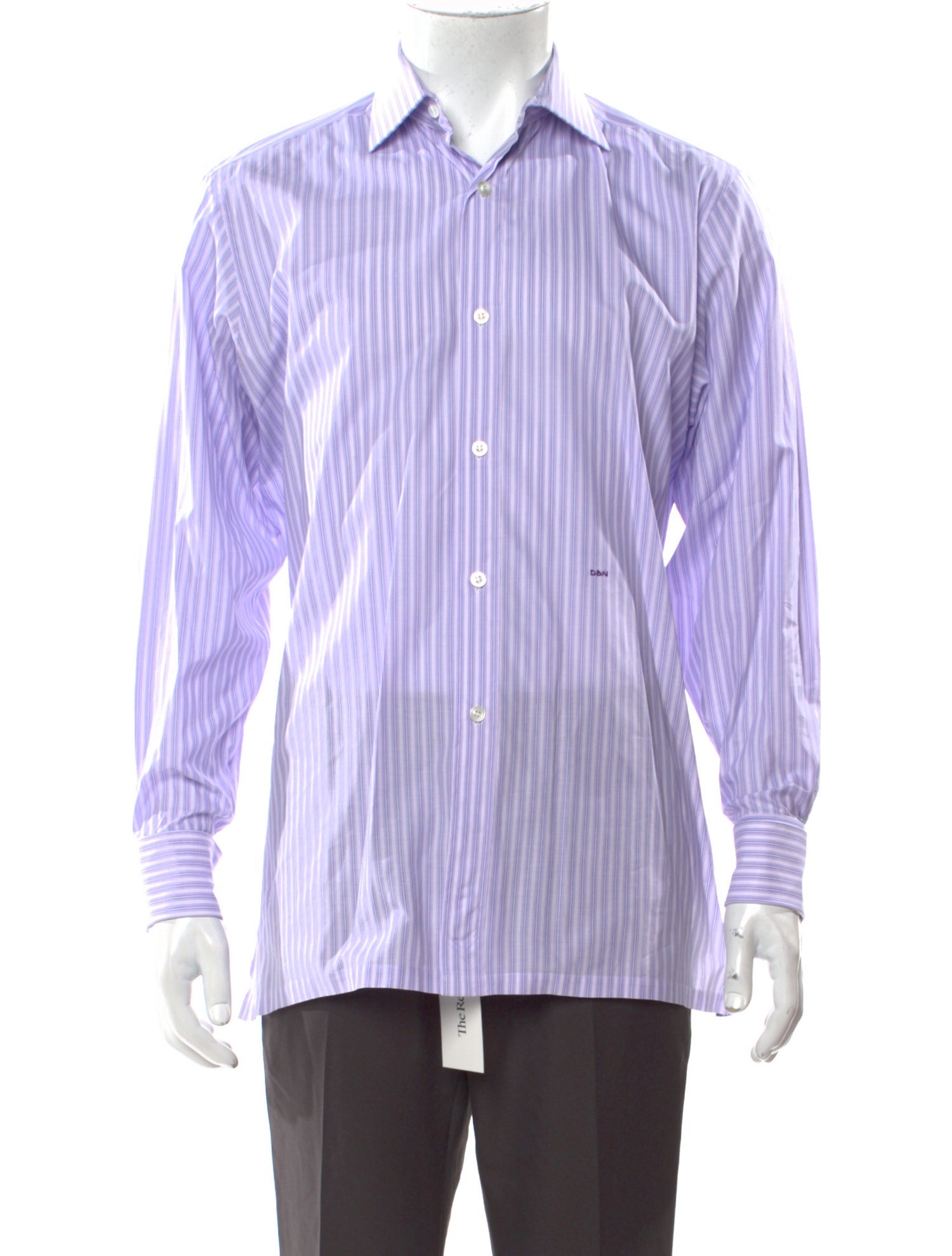 Charvet Striped Long Sleeve Dress Shirt