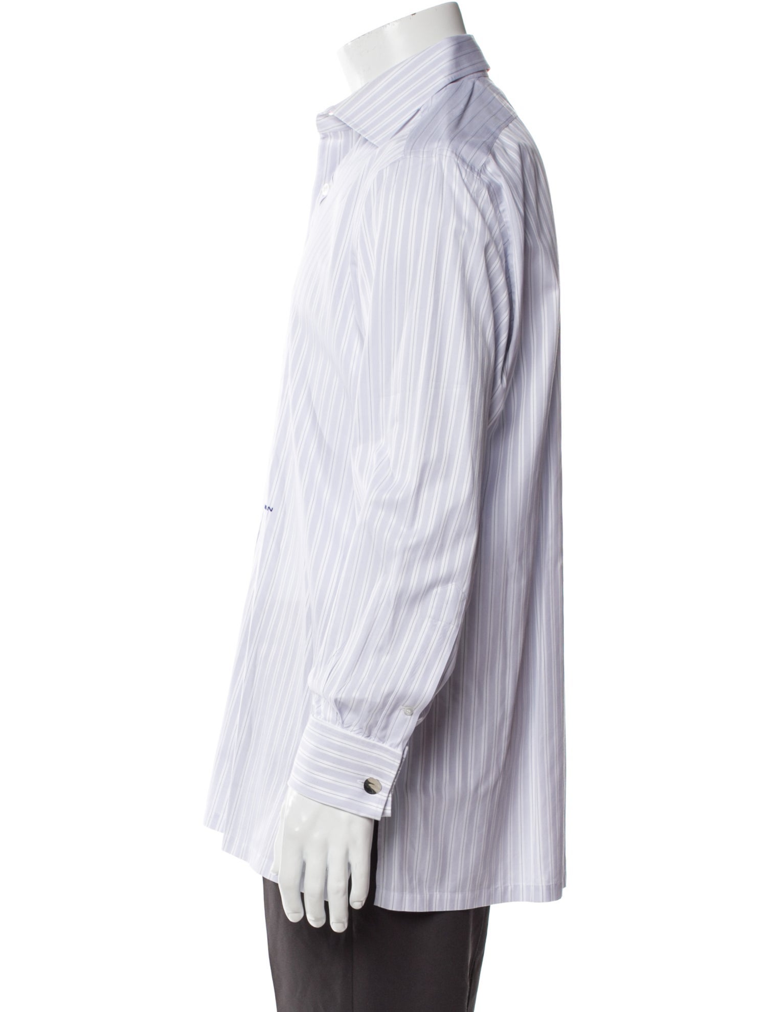 Charvet Striped Long Sleeve Dress Shirt