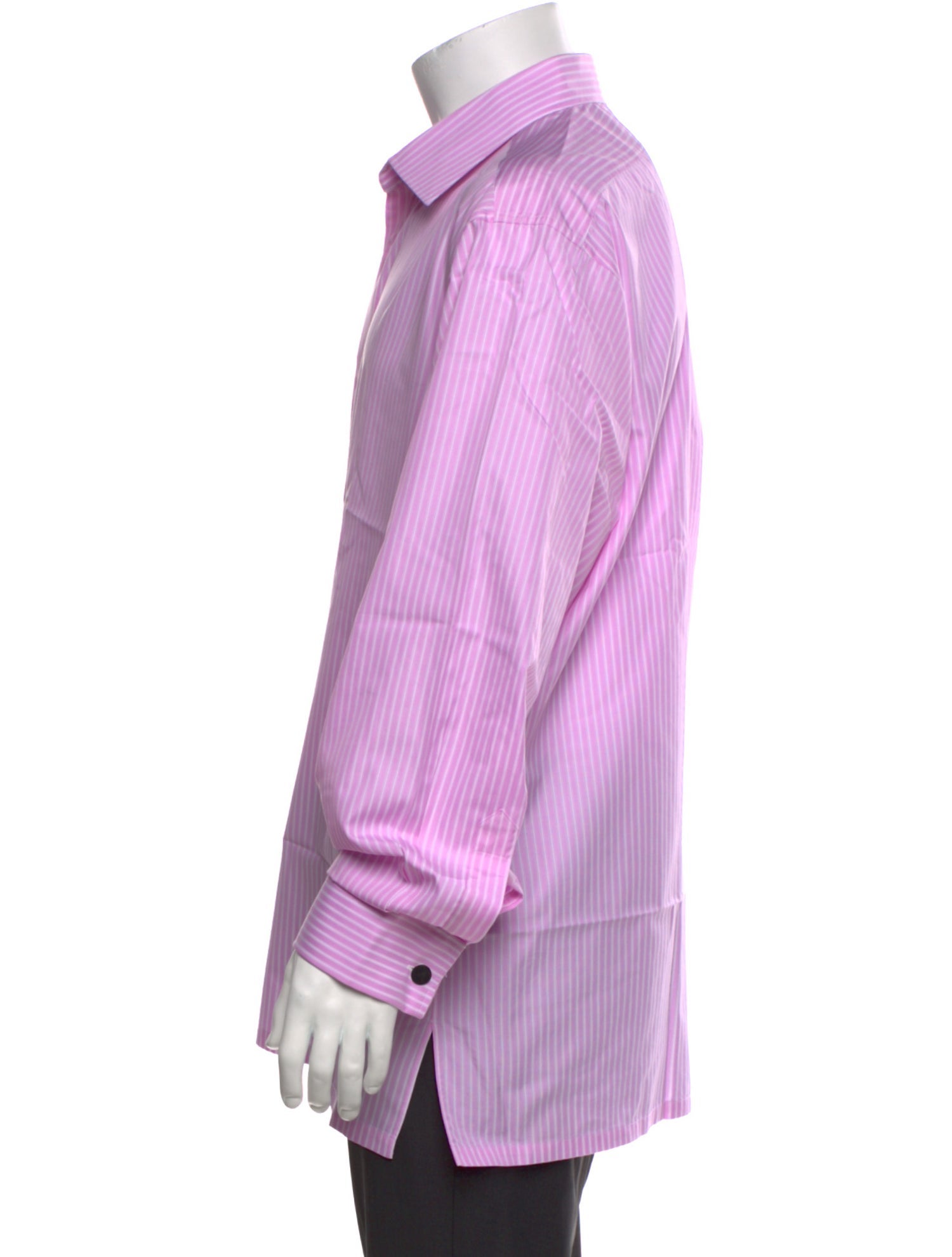 Charvet Striped Long Sleeve Dress Shirt