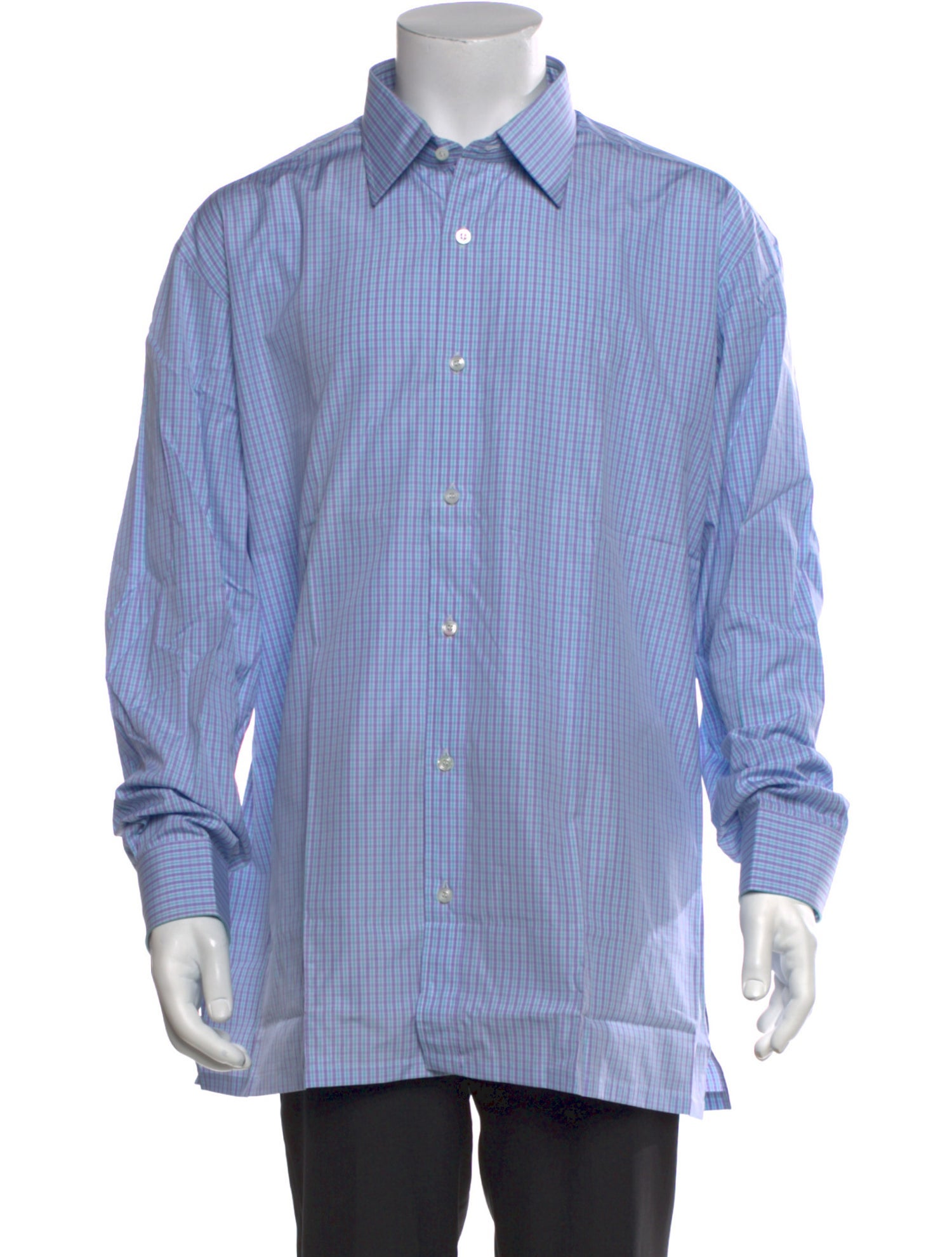 Charvet Striped Long Sleeve Dress Shirt