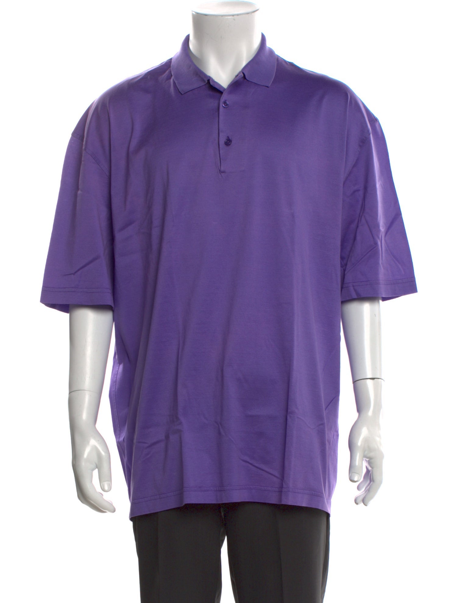 Charvet Collar Short Sleeve Polo Shirt