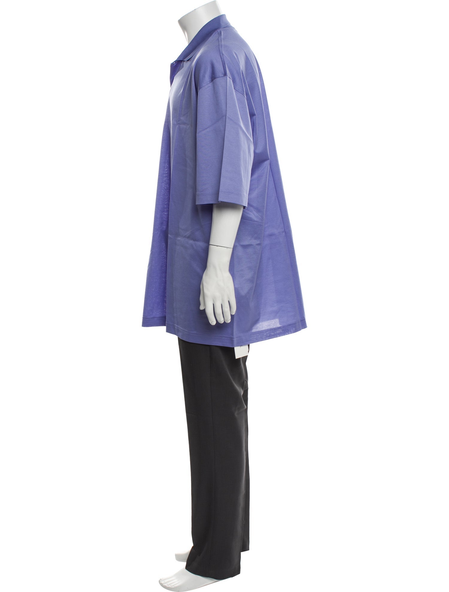 Charvet Collar Short Sleeve Polo Shirt