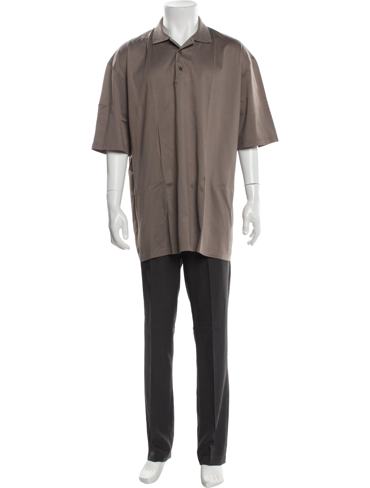 Charvet Collar Short Sleeve Polo Shirt