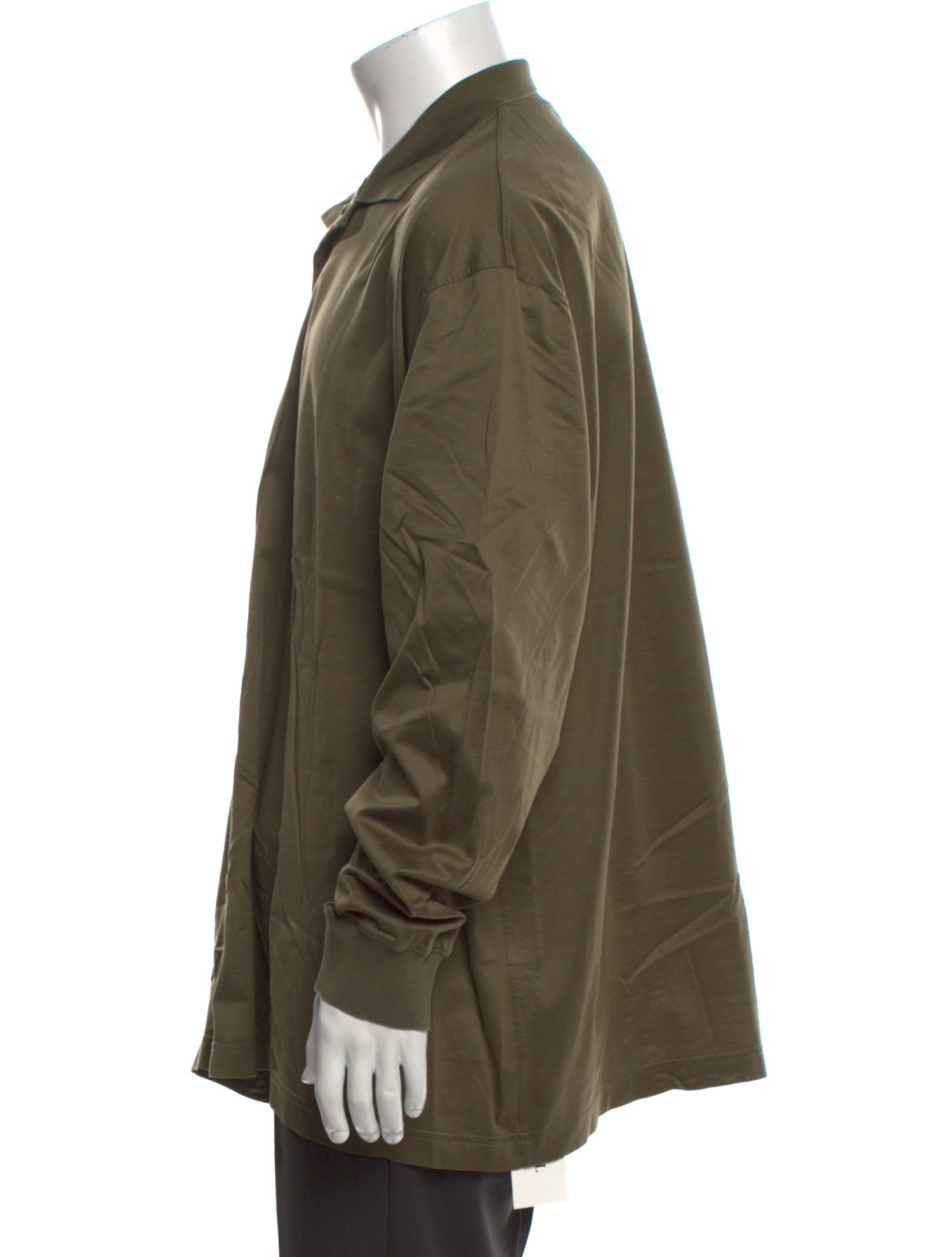 Charvet Collar Long Sleeve Polo Shirt