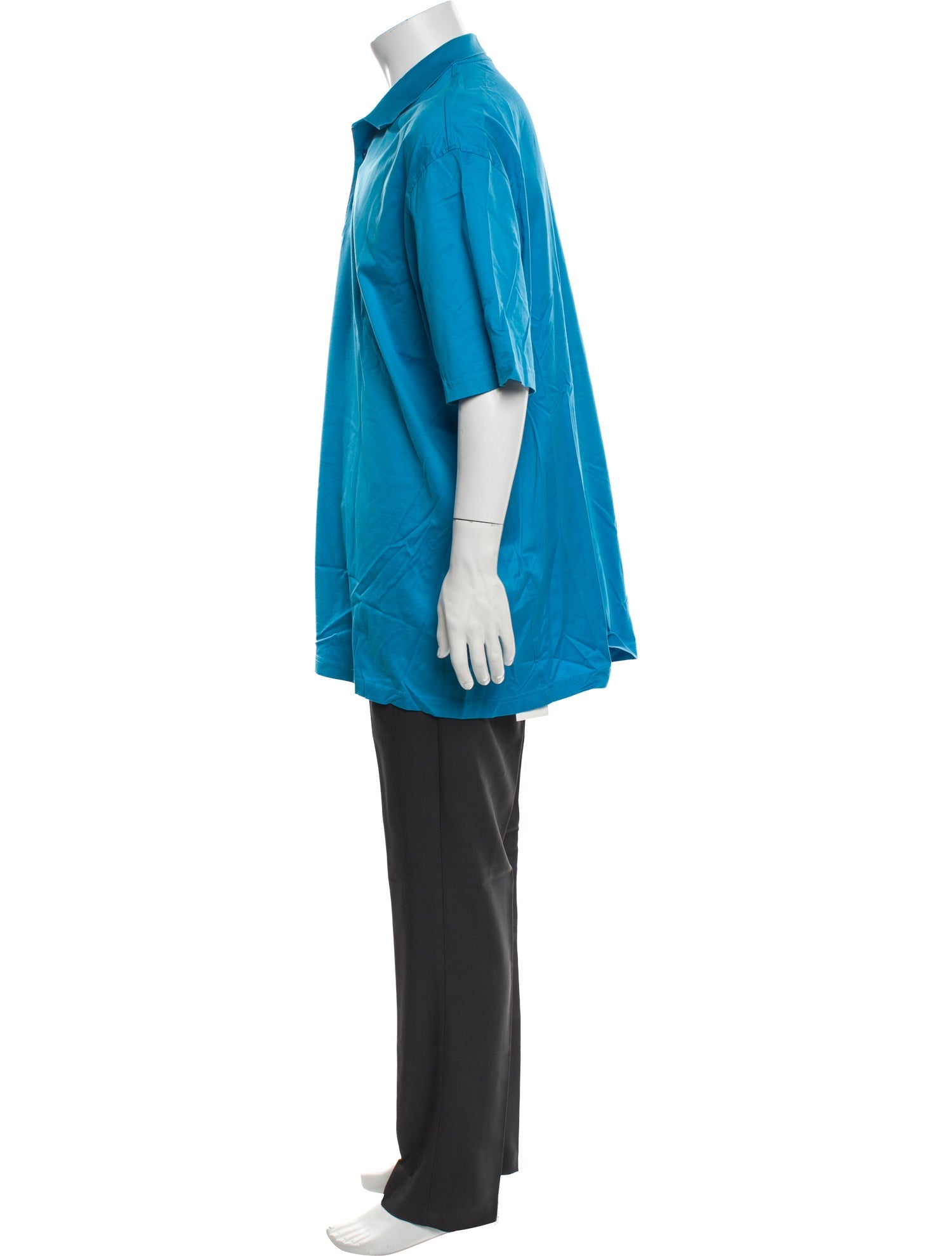 Charvet Collar Short Sleeve Polo Shirt