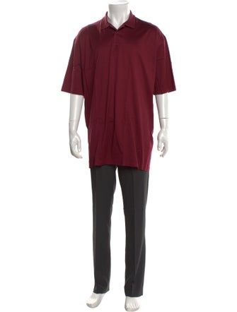 Charvet Collar Short Sleeve Polo Shirt