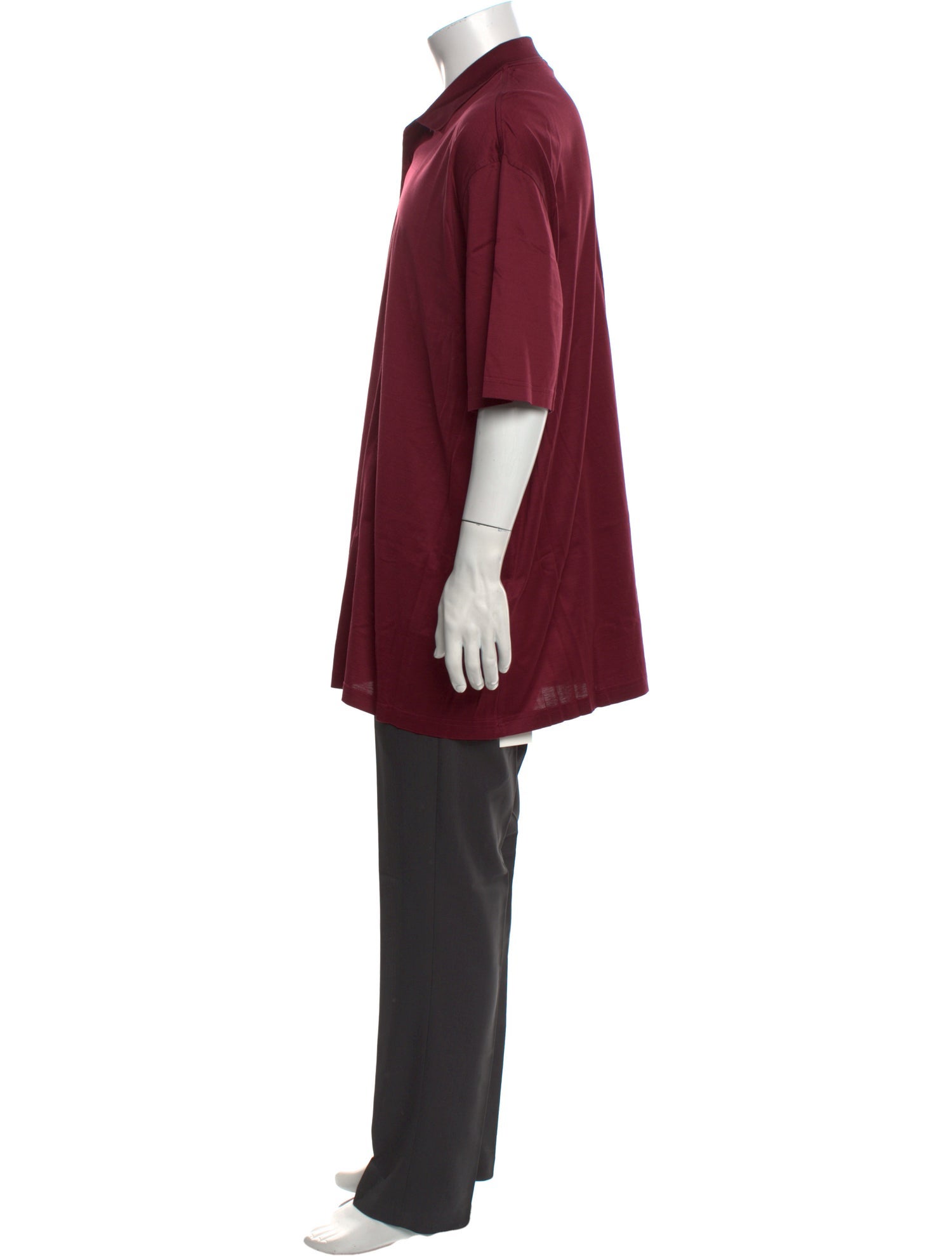 Charvet Collar Short Sleeve Polo Shirt