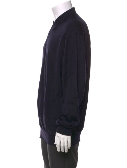 Charvet Cashmere Collar Polo Sweater