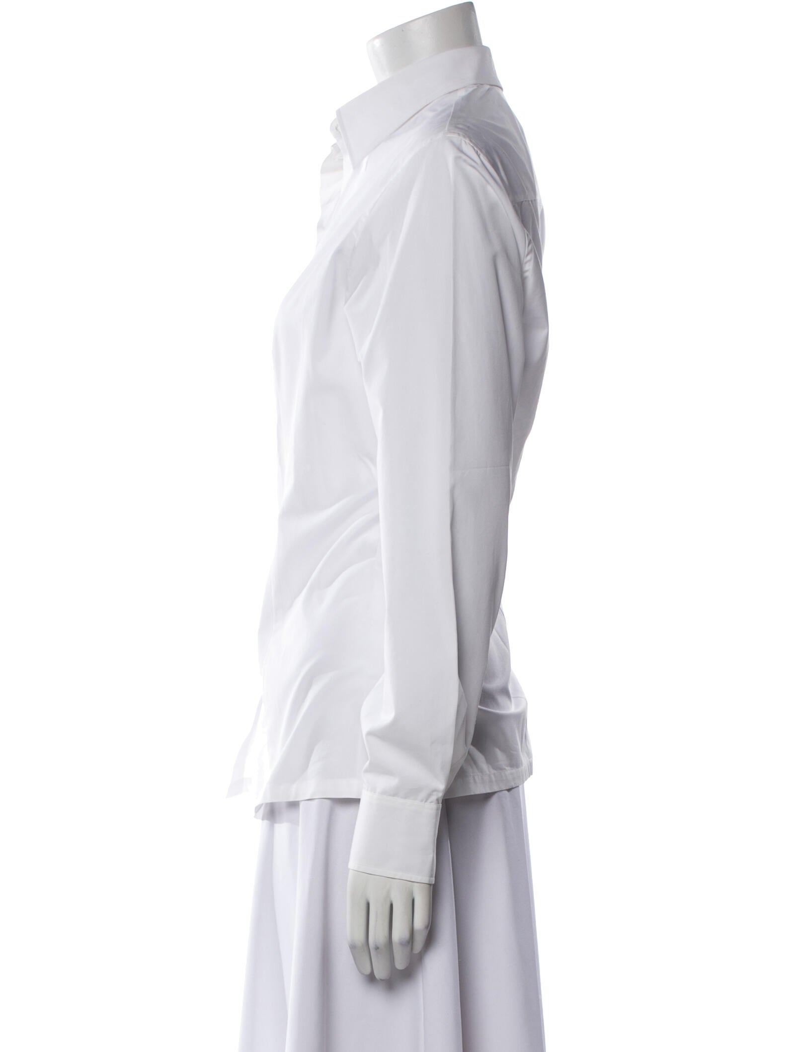 Charvet Long Sleeve Button-Up Top