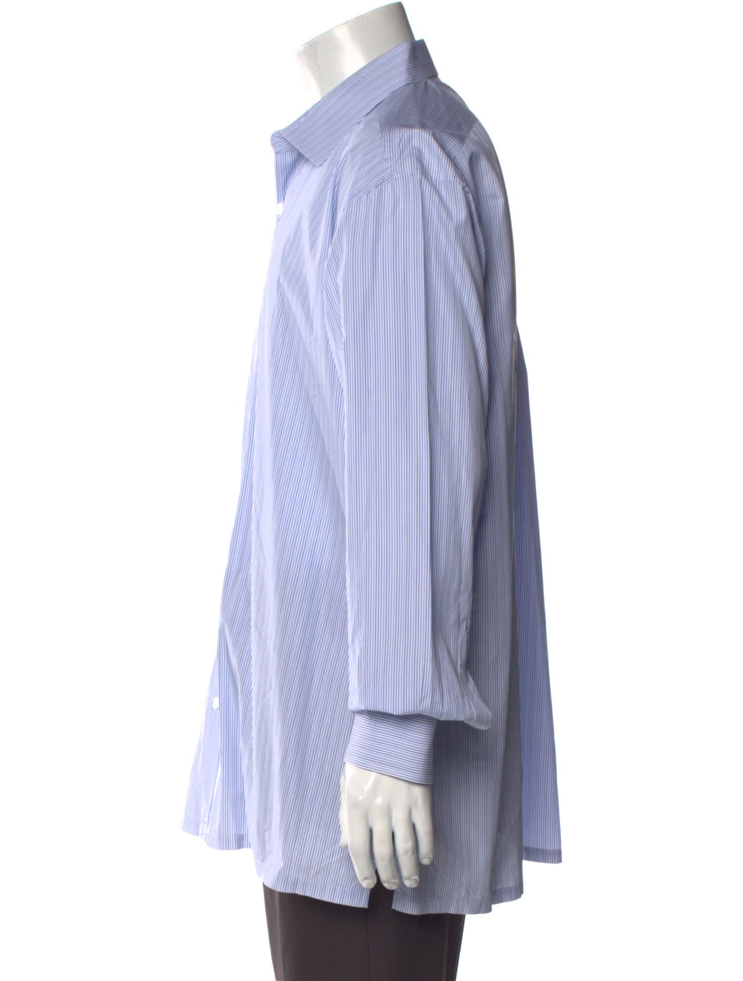 Charvet Striped Long Sleeve Dress Shirt