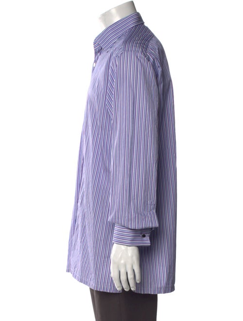 Charvet Striped Long Sleeve Dress Shirt