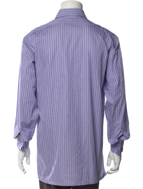 Charvet Striped Long Sleeve Dress Shirt