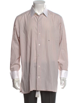 Charvet Striped Long Sleeve Dress Shirt