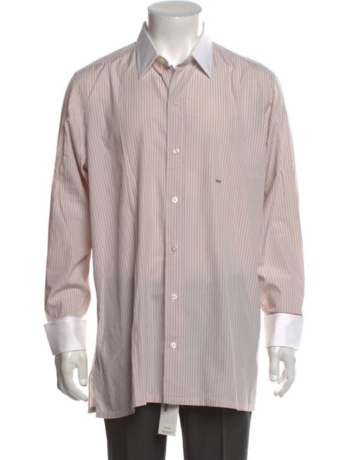Charvet Striped Long Sleeve Dress Shirt