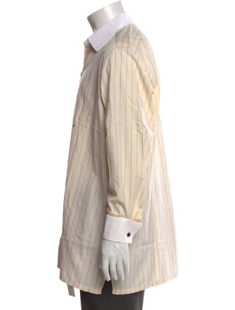 Charvet Striped Long Sleeve Dress Shirt