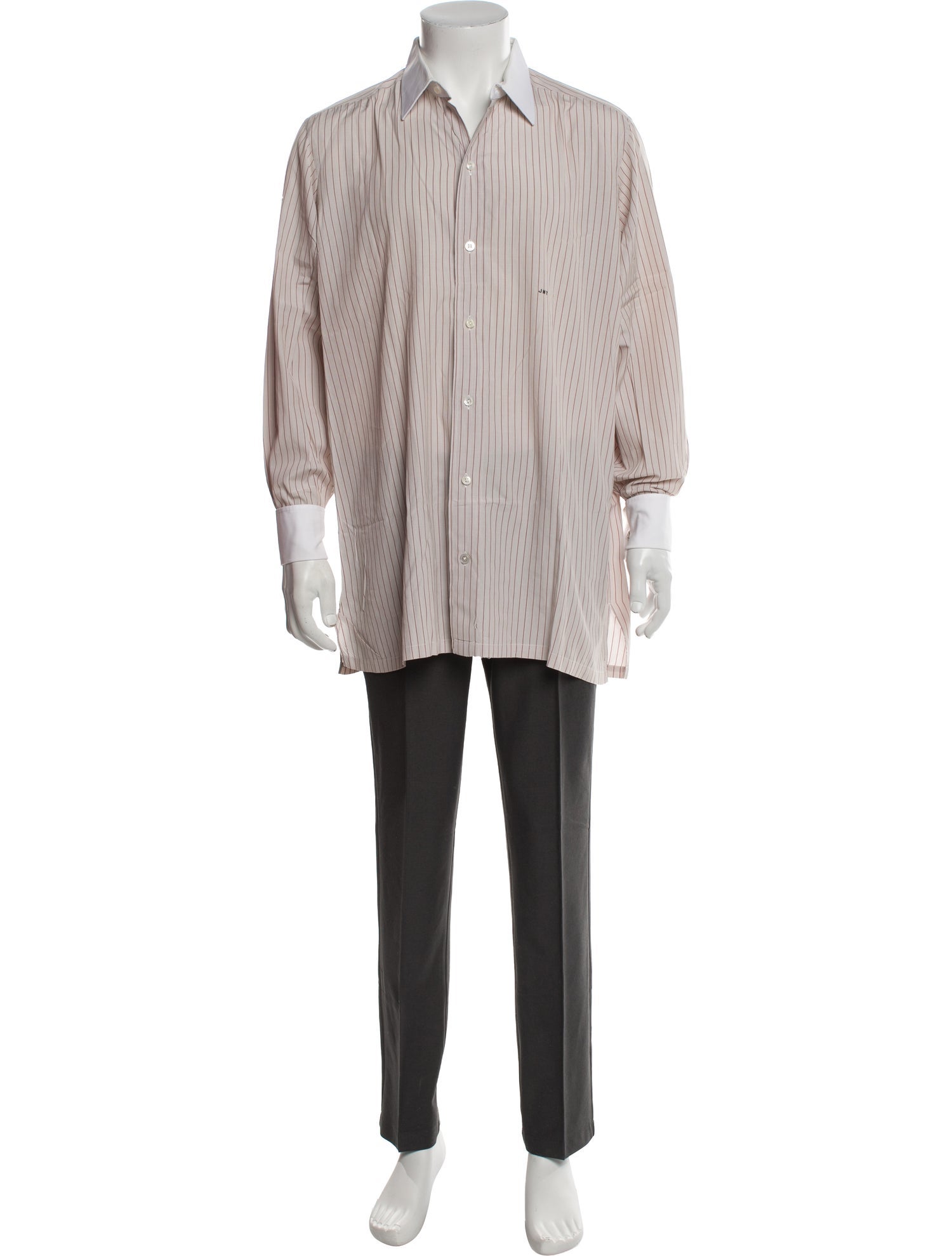 Charvet Striped Long Sleeve Dress Shirt