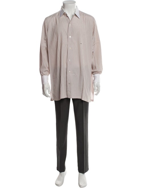 Charvet Striped Long Sleeve Dress Shirt