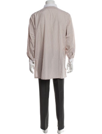 Charvet Striped Long Sleeve Dress Shirt