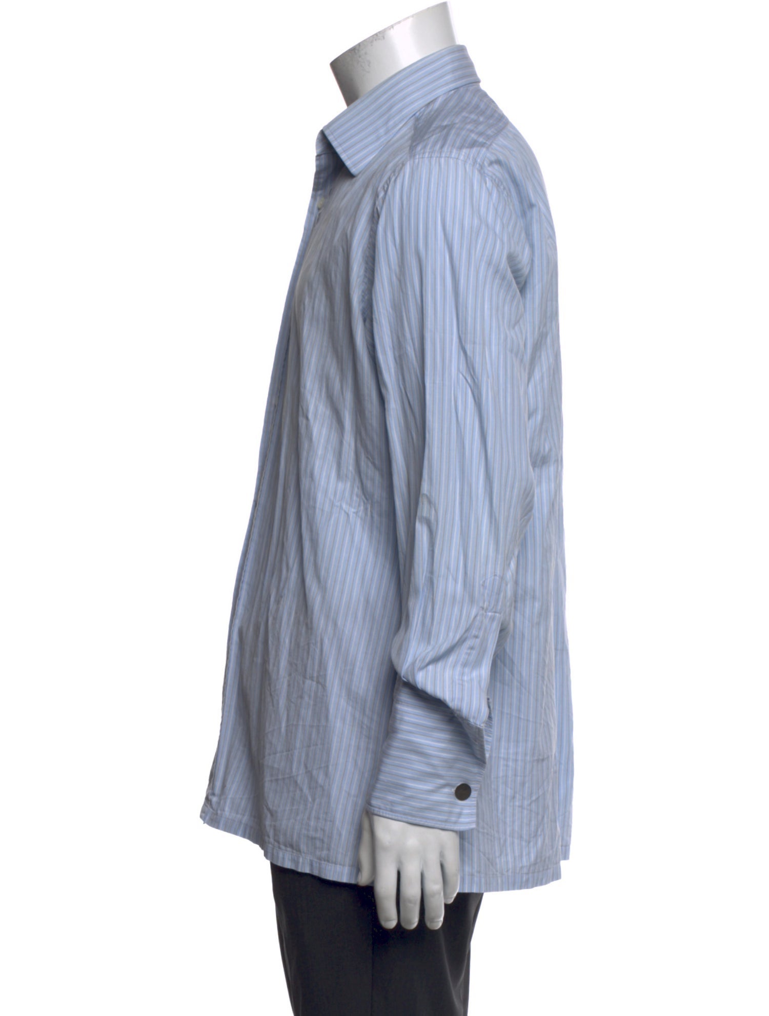 Charvet Striped Long Sleeve Dress Shirt