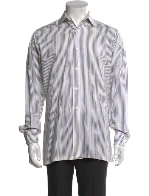 Charvet Striped Long Sleeve Dress Shirt