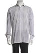 Charvet Striped Long Sleeve Dress Shirt
