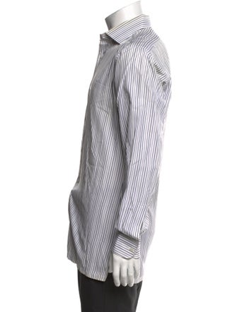Charvet Striped Long Sleeve Dress Shirt